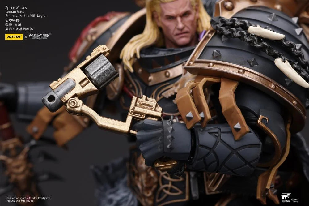 Warhammer 40K Space Wolves Leman Russ, Primarch of the VIth Legion 1/18 Scale Action Figure