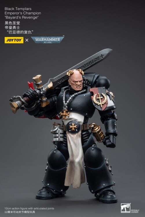 Warhammer 40K Black Templars Emperor's Champion Bayard's Revenge 1/18 Scale Figure