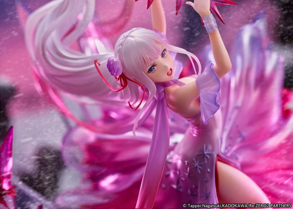 Re Zero Starting Life in Another World Frozen Emilia (Crystal Dress Ver.) 1/7 Scale Shibuya Scramble Figure