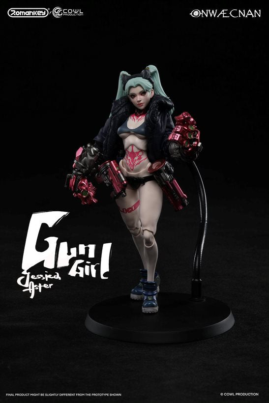 Romankey X Cowl 1/12 Gun Girl Jessica Aster Regular Version Action Figure