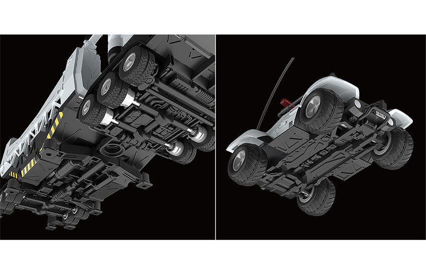 Patlabor Moderoid Type 98 Command Vehicle & Type 99 Special Labor Carrier Model Kit Set