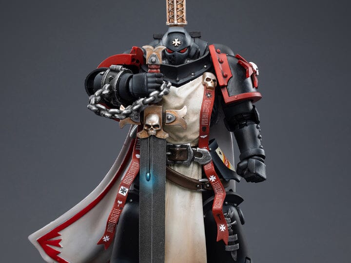 Warhammer 40K Black Templars Primaris Sword Brethren Eberwulf 1/18 Scale Figure