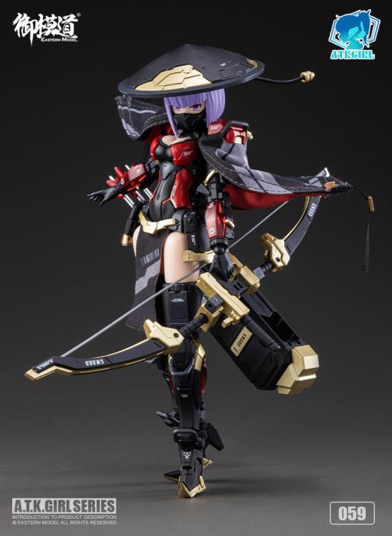 A.T.K. Girl Brocade-Clad Elite Guard (Jinyi Wei JW059 - Red Ver.) 1/12 Scale Model Kit