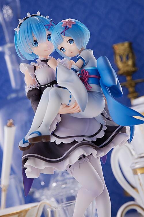 Re Zero Starting Life in Another World Rem & Childhood Rem 1/7 Scale Figure