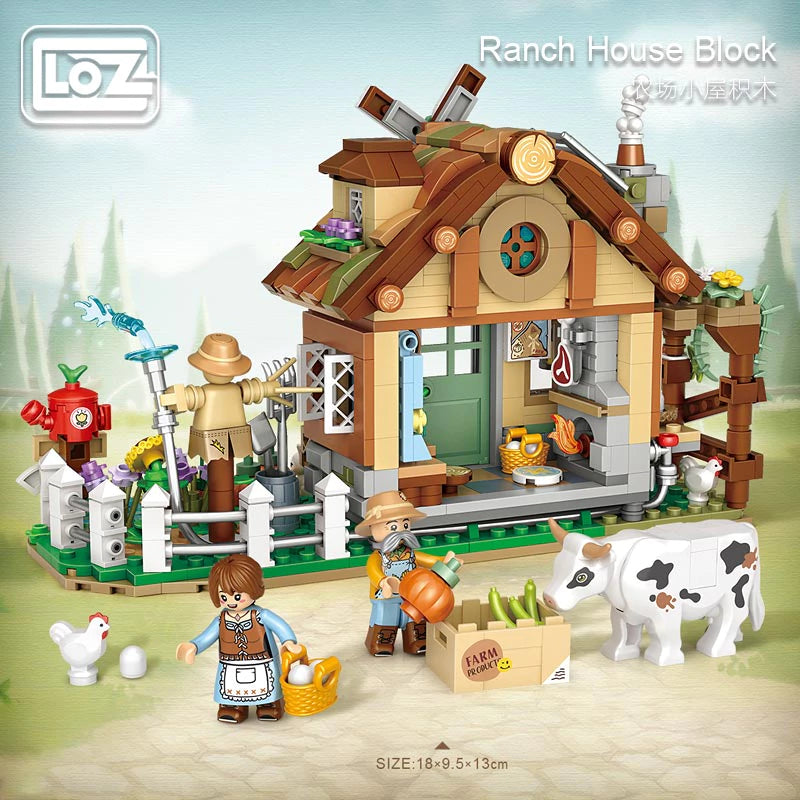 LOZ Creator Series 1281 Farm Cottage Autumn House Ranch