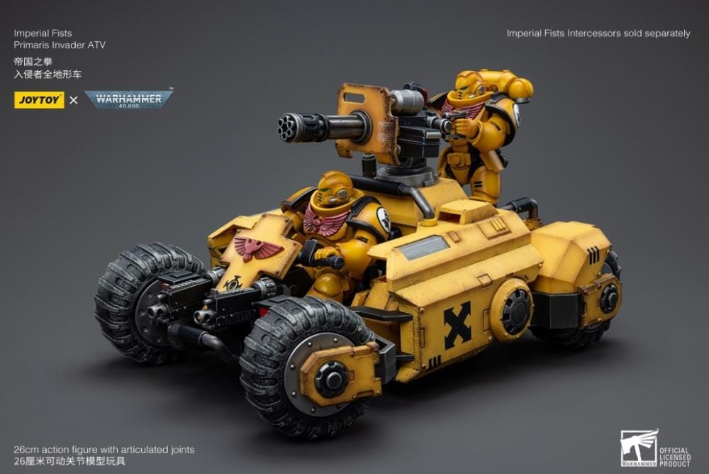 Warhammer 40k Imperial Fists Primaris Invader ATV 1/18 Scale Vehicle