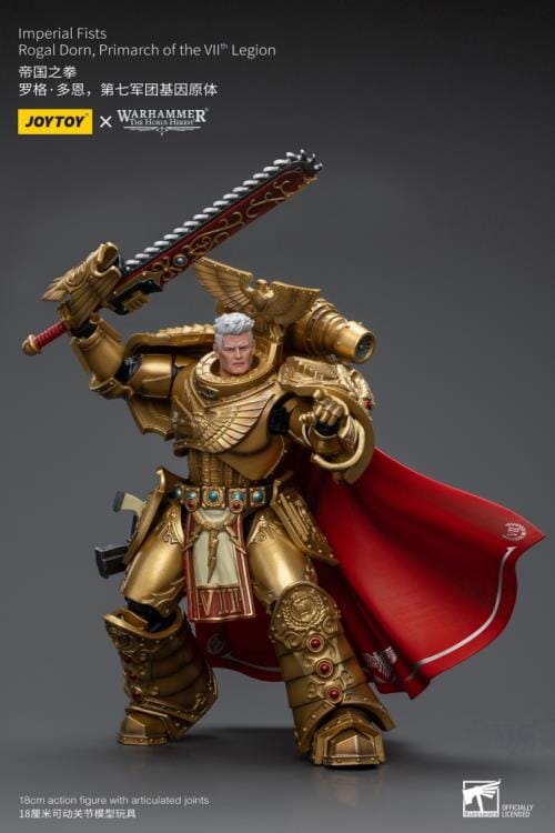 Warhammer 40K Imperial Fists Rogal Dorn, Primarch of the VIIth Legion 1/18 Scale Action Figure (Reissue)