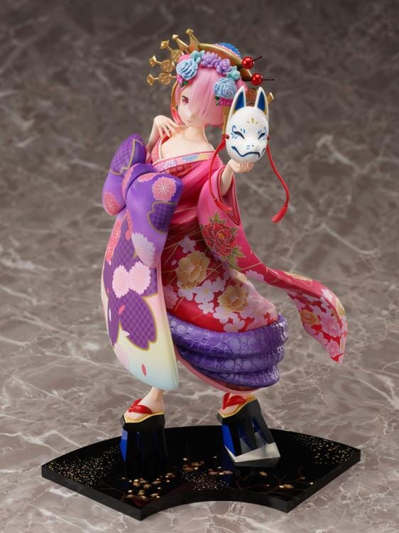 Re Zero Starting Life in Another World F Nex Ram (Parade of the Oiran Dochu Ver.) 1/7 Scale Figure