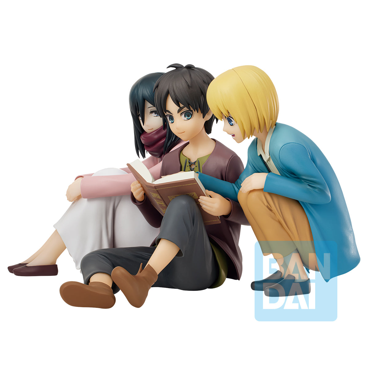 Attack on Titan Ichibansho Eren Jaeger & Mikasa Ackerman & Armin Arlert (Rumbling) Figure