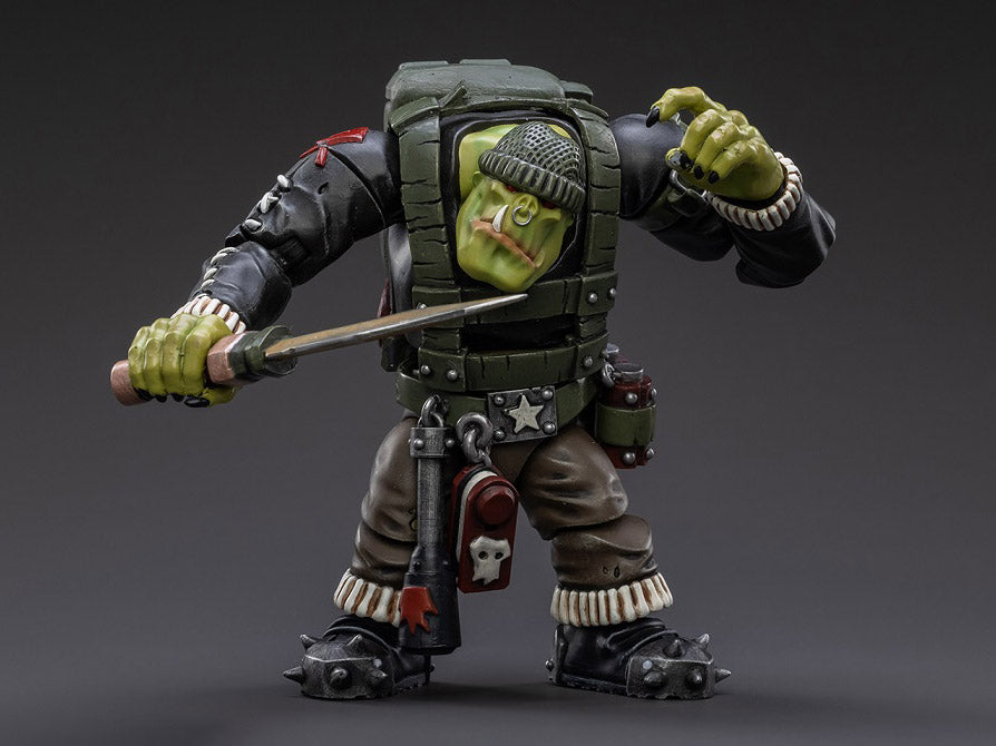 Warhammer 40K Ork Kommandos Dakka Boy Rotbilge 1/18 Scale Figure