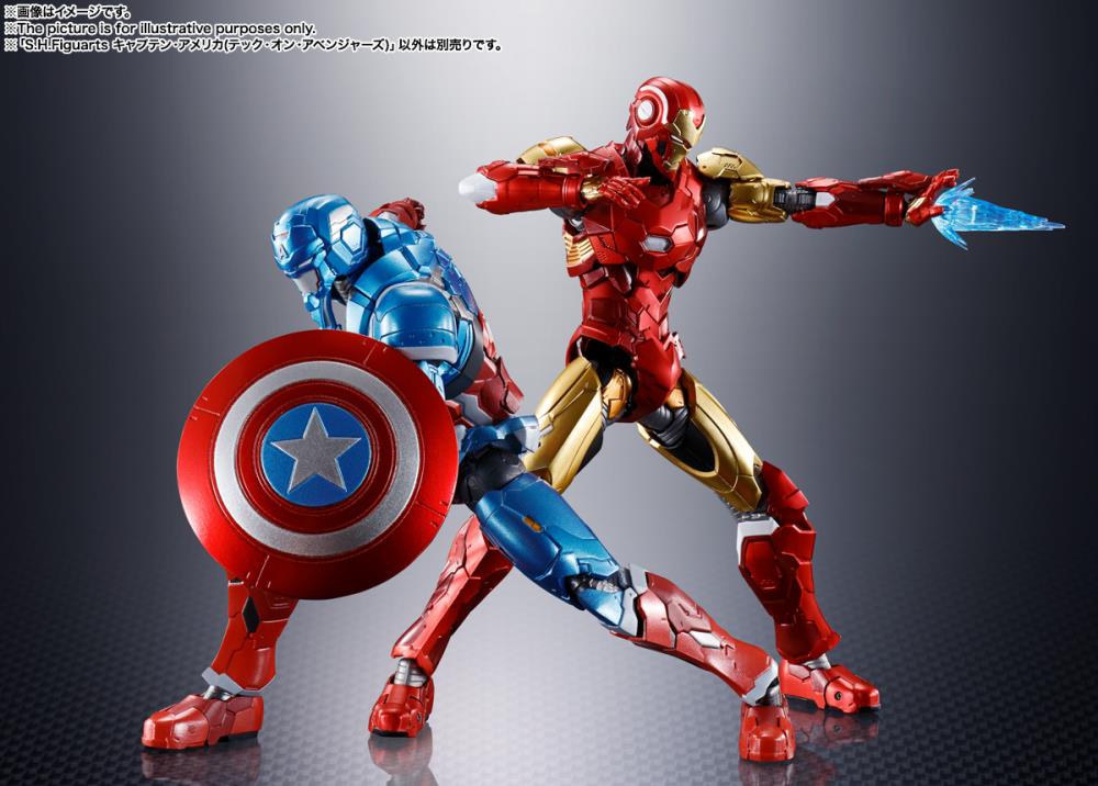 Tech-On Avengers S.H.Figuarts Tech-On Captain America