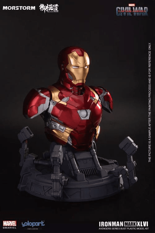 Captain America: Civil War Iron Man Mark 46 Bust Model Kit