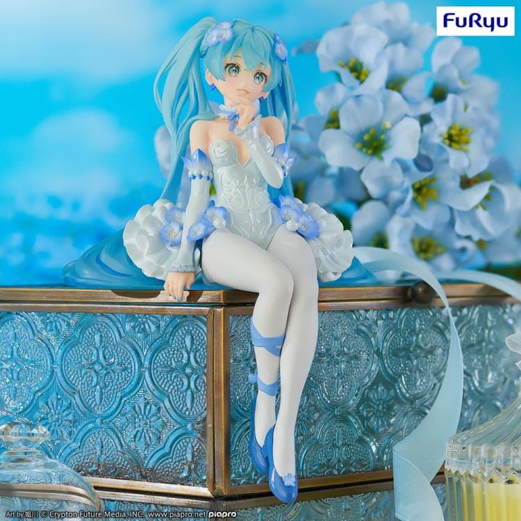 Vocaloid Hatsune Miku (Flower Fairy Nemophila Ver.) Noodle Stopper Figure (Reissue)