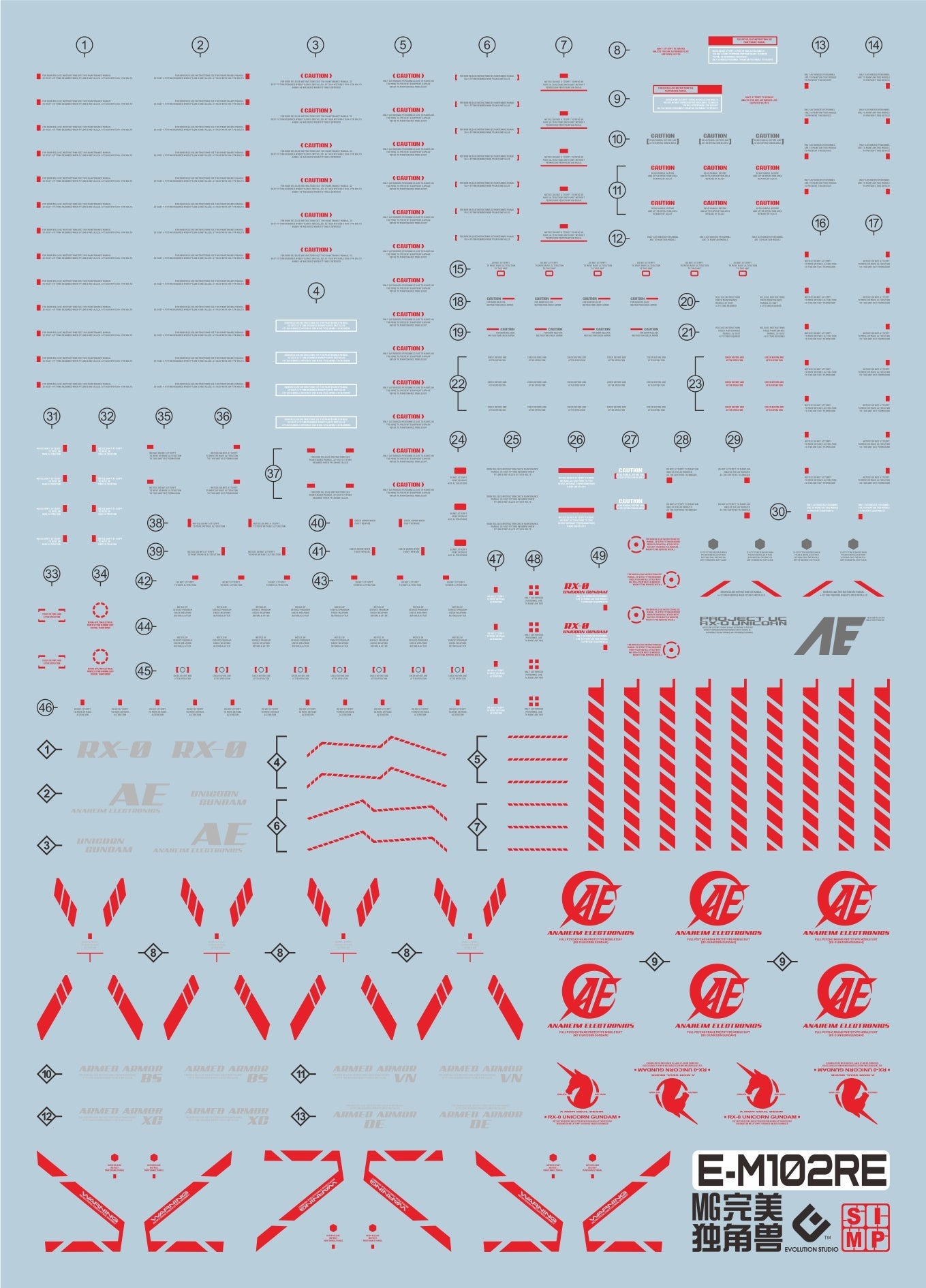 E52 MG Unicorn Gundam Perfectibility (Red)