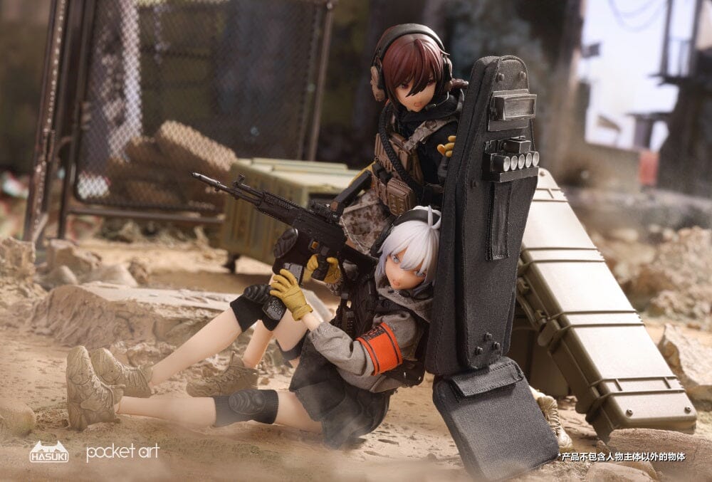 Pocket Art Series Sasha Habe (Rifleman) 1/12 Scale Figure