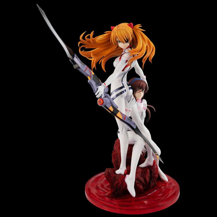 Rebuild of Evengelion Shikinami Asuka Langley & Makinami Mari Illustrious Figure