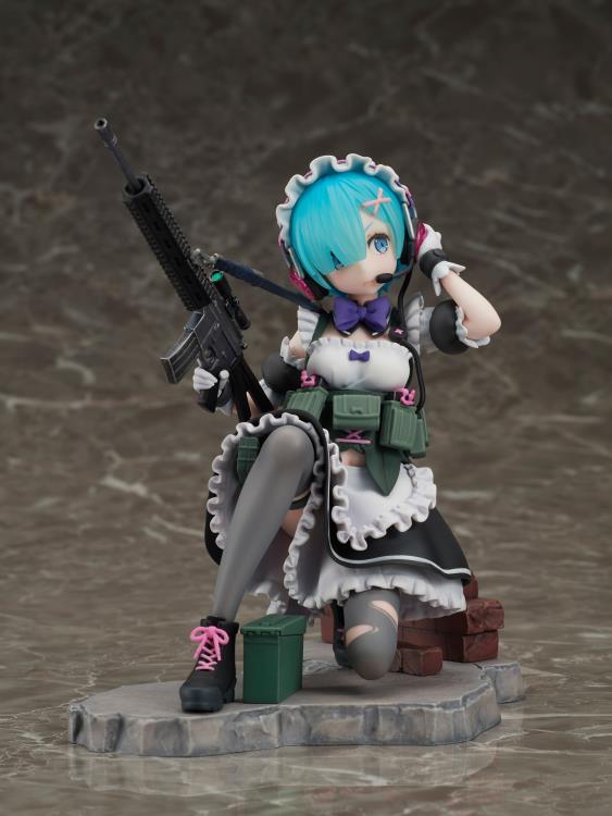 Re Zero Starting Life in Another World F Nex Rem (Military Ver.) 1/7 Scale Figure