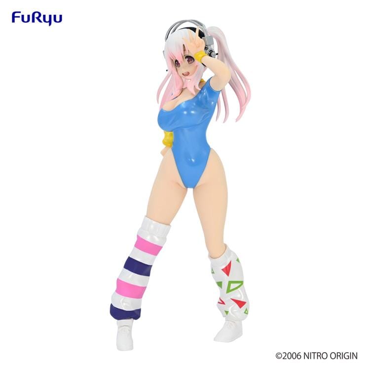 Nitroplus Super Sonico (1980's Blue Another Color Ver.) Concept Figure (Reissue)