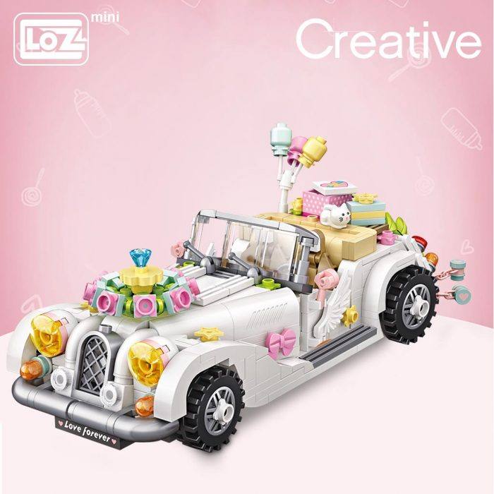 LOZ Creative 1119 Wedding Car