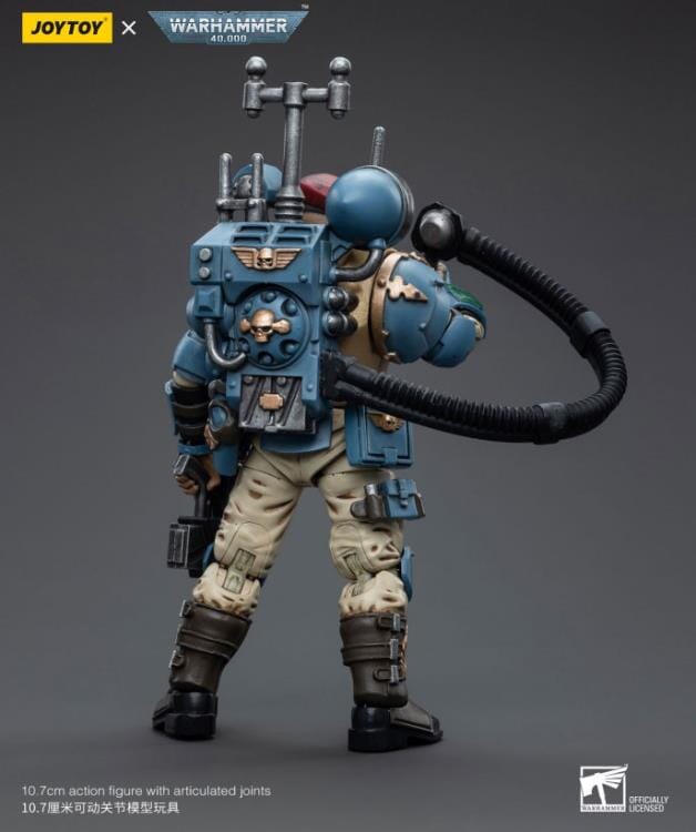 Warhammer 40k Astra Militarum Tempestus Scions Command Squad 55th Kappic Eagles Vox Operator 1/18 Scale Figure