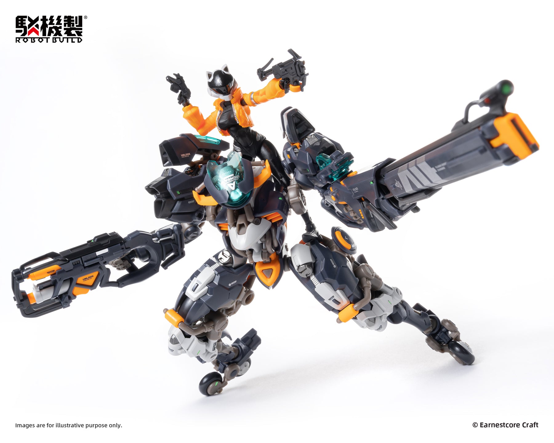 Robot Build RB-14 Denki No. 9 AutoNine Figure