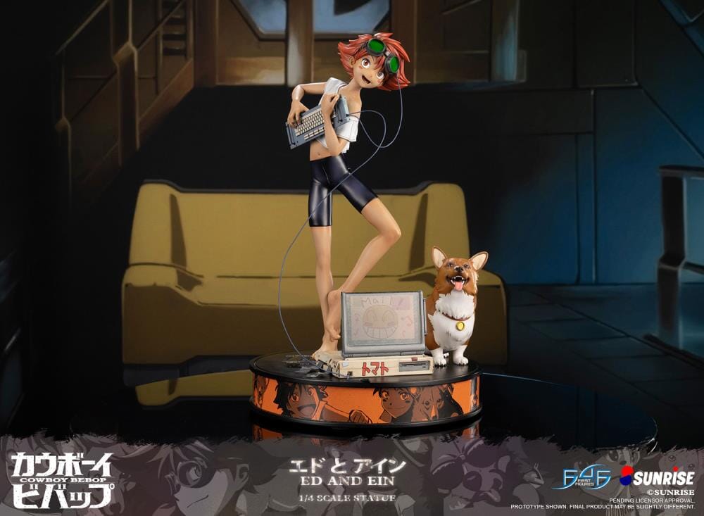 Cowboy Bebop Ed and Ein 1/4 Scale Statue