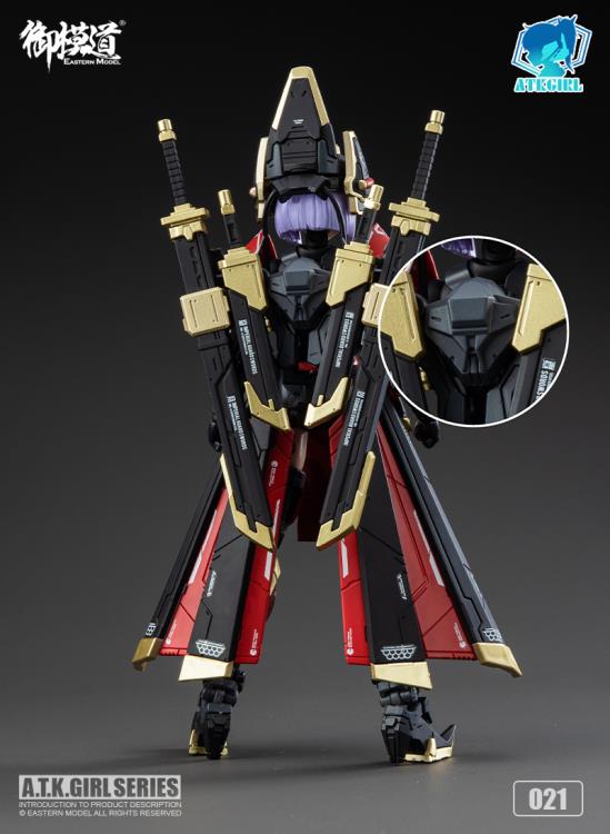 A.T.K. Girl Brocade-Clad Elite Guard (Jinyi Wei JW021 - Red Ver.) 1/12 Scale Model Kit