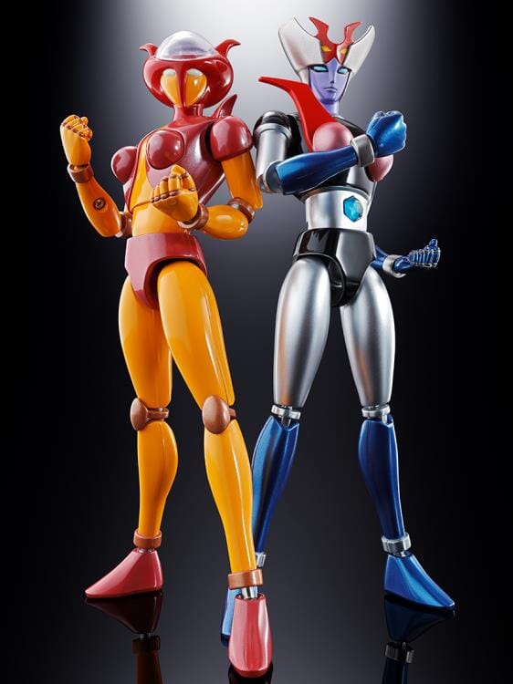 Mazinger Z Soul of Chogokin GX-08R Aphrodai A and GX-09R Minerva X Set