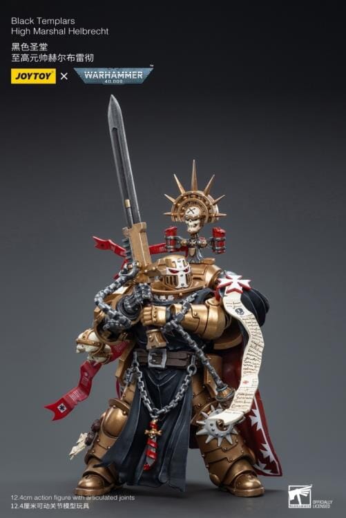 Warhammer 40K Black Templars High Marshal Helbrecht 1/18 Scale Figure (Reissue)