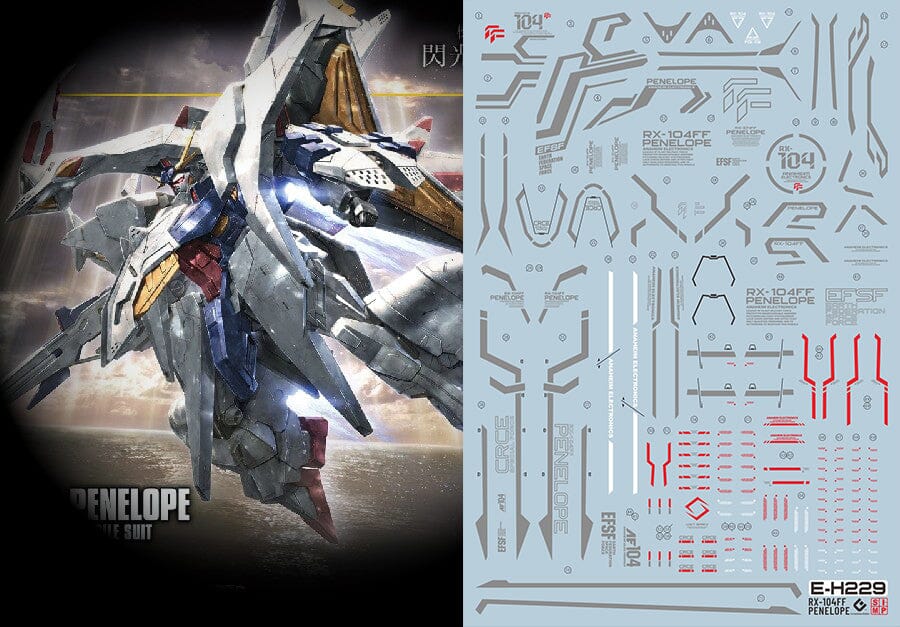 C32 HG Penelope (Dark) Decal Sheet