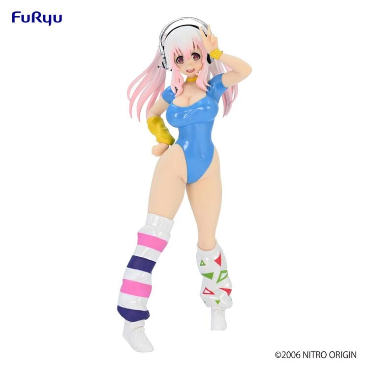 Nitroplus Super Sonico (1980's Blue Another Color Ver.) Concept Figure (Reissue)