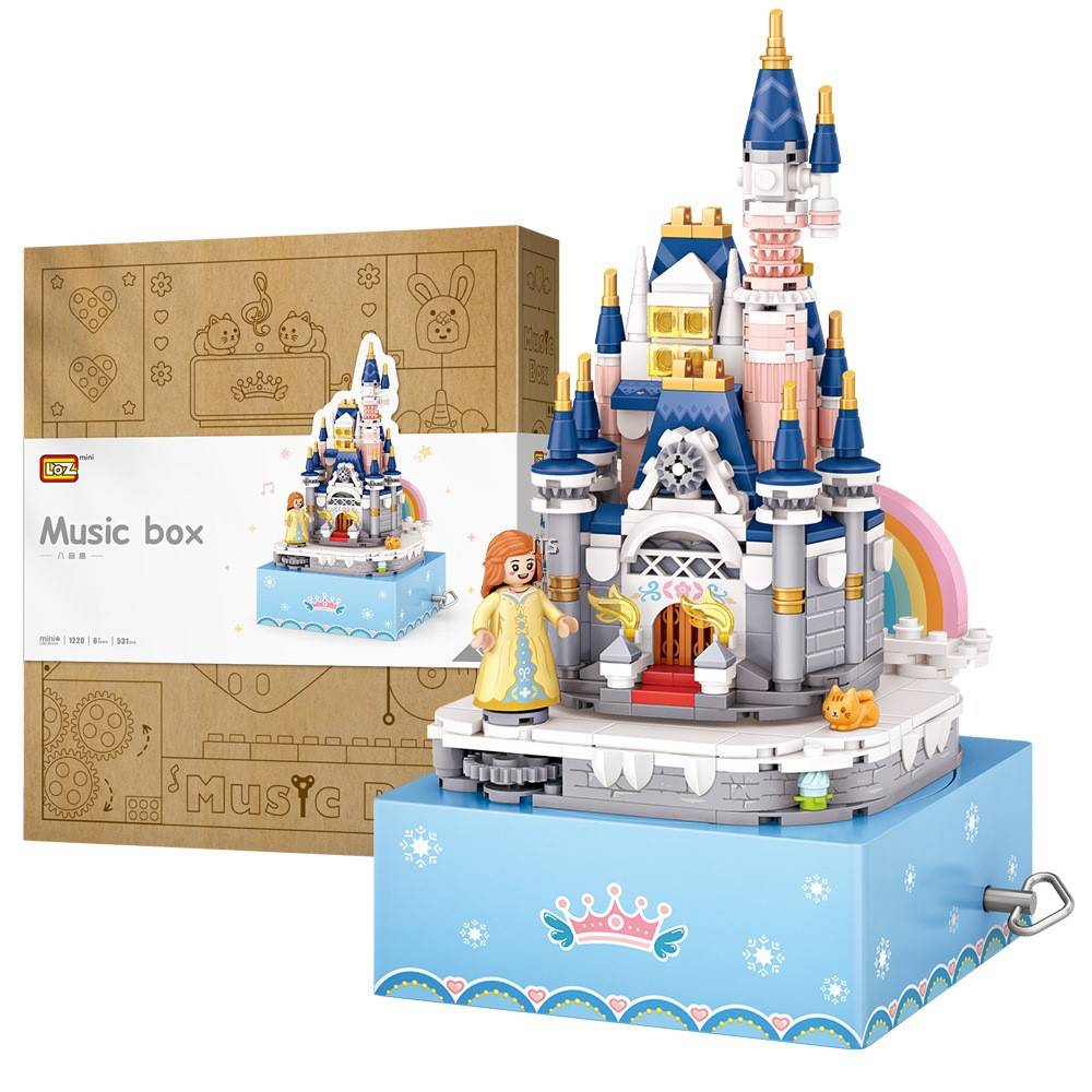 LOZ 1220 Castle Princess Music Box