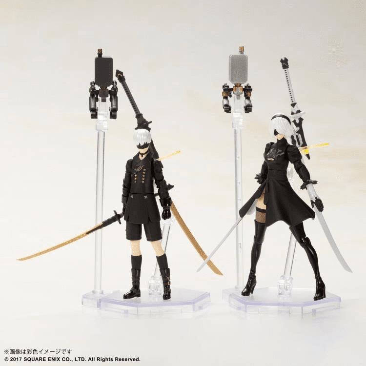 NieR: Automata 2B & 9S Plastic Model Kit Two-Pack