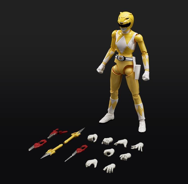 Mighty Morphin Power Rangers Furai 32 Yellow Ranger Model Kit