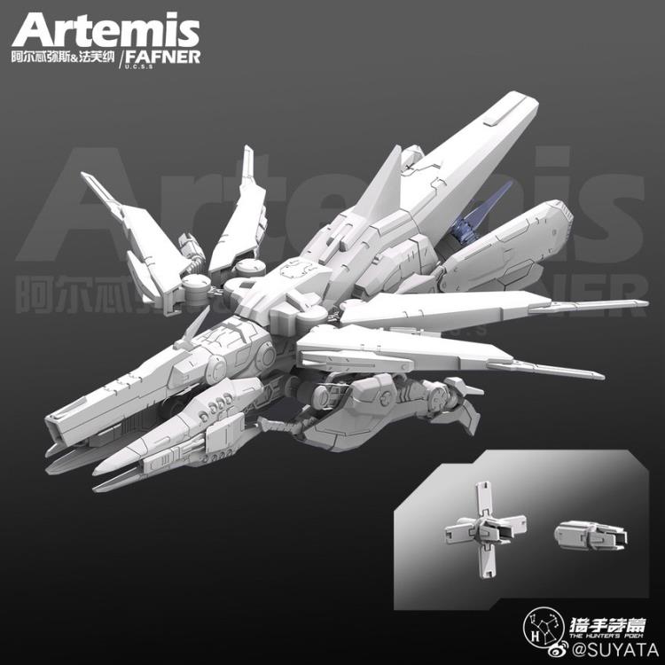 HP-003 The Hunter's Poem Artemis & Fafner 1/12 Scale Model Kit