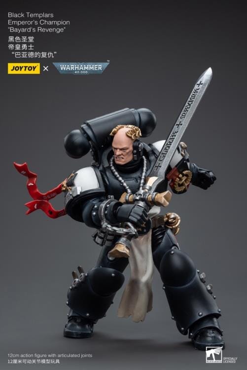 Warhammer 40K Black Templars Emperor's Champion Bayard's Revenge 1/18 Scale Figure