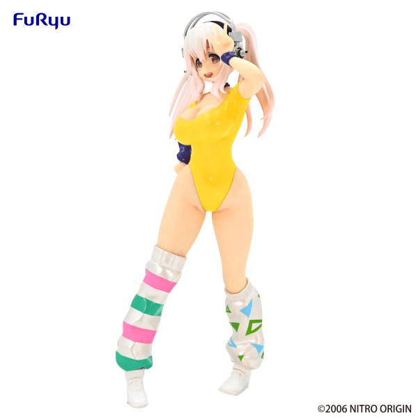 Nitroplus Super Sonico (1980's Yellow Another Color Ver.) Concept Figure (Reissue)