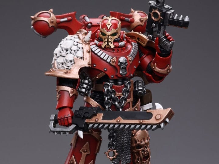 Warhammer 40K Chaos Space Marines Crimson Slaughter Brother Maganar 1/18 Scale Figure