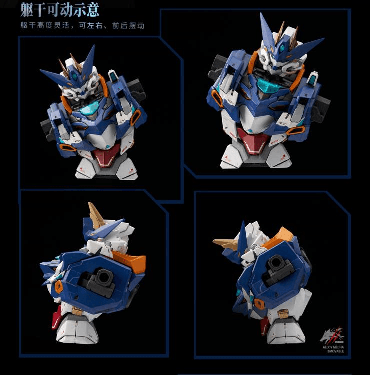 Crystal Envoy No. 2 Mecha Wolf Warrior (Mega Mode) 1/72 Scale Figure