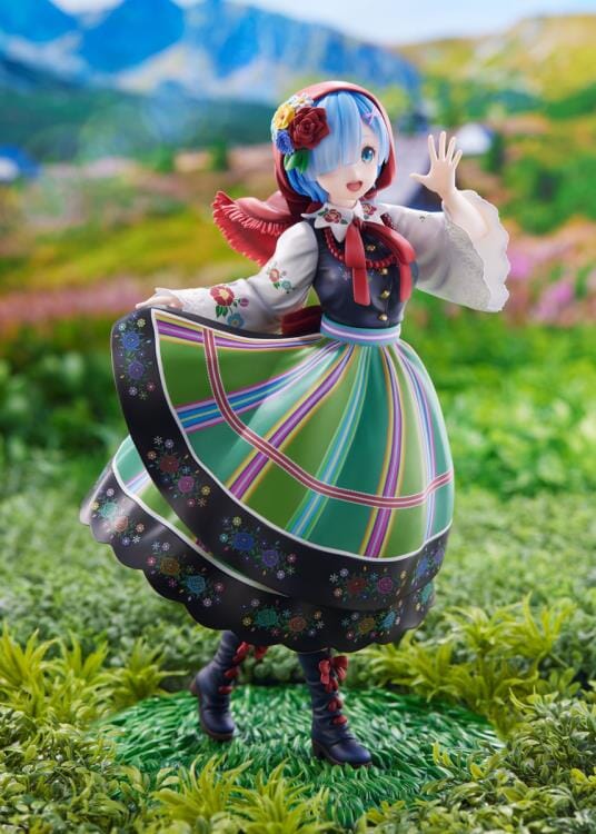 Re Zero Starting Life in Another World F Nex Rem (Country Dress Ver.) 1/7 Scale Figure