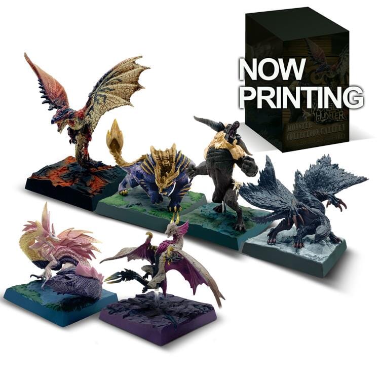 Monster Hunter Capcom Figure Builder Monster Collection Gallery Vol.1 Box of 6 Figures