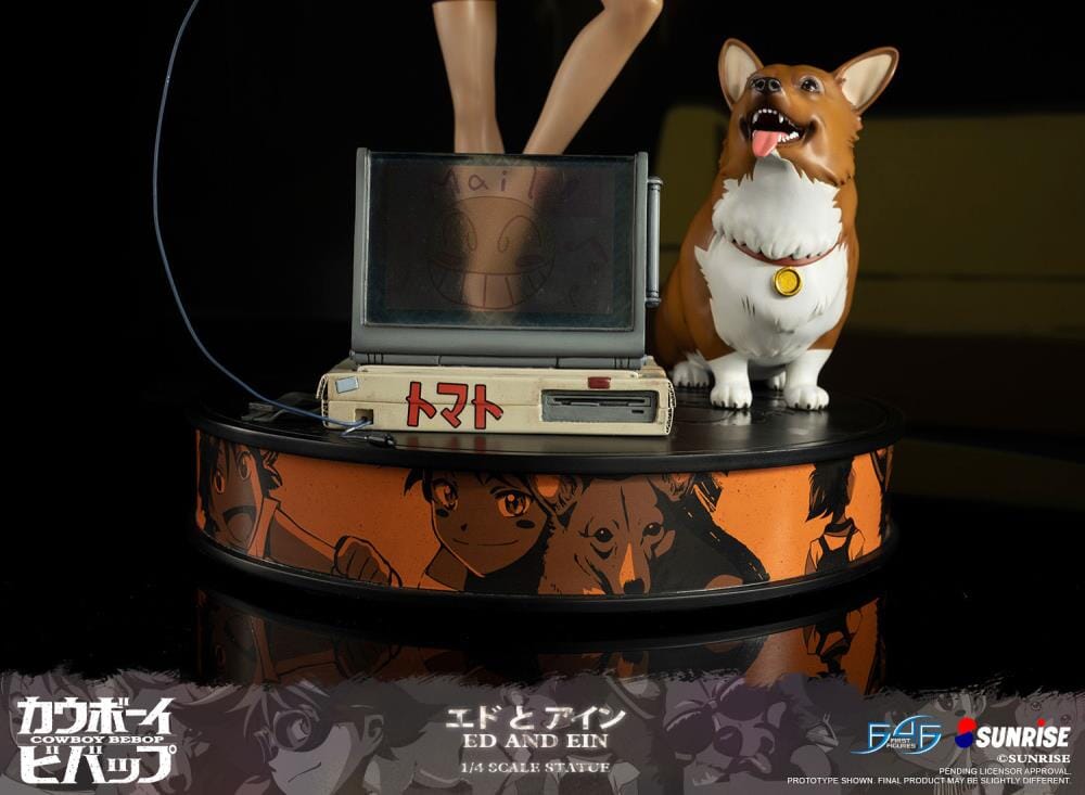 Cowboy Bebop Ed and Ein 1/4 Scale Statue