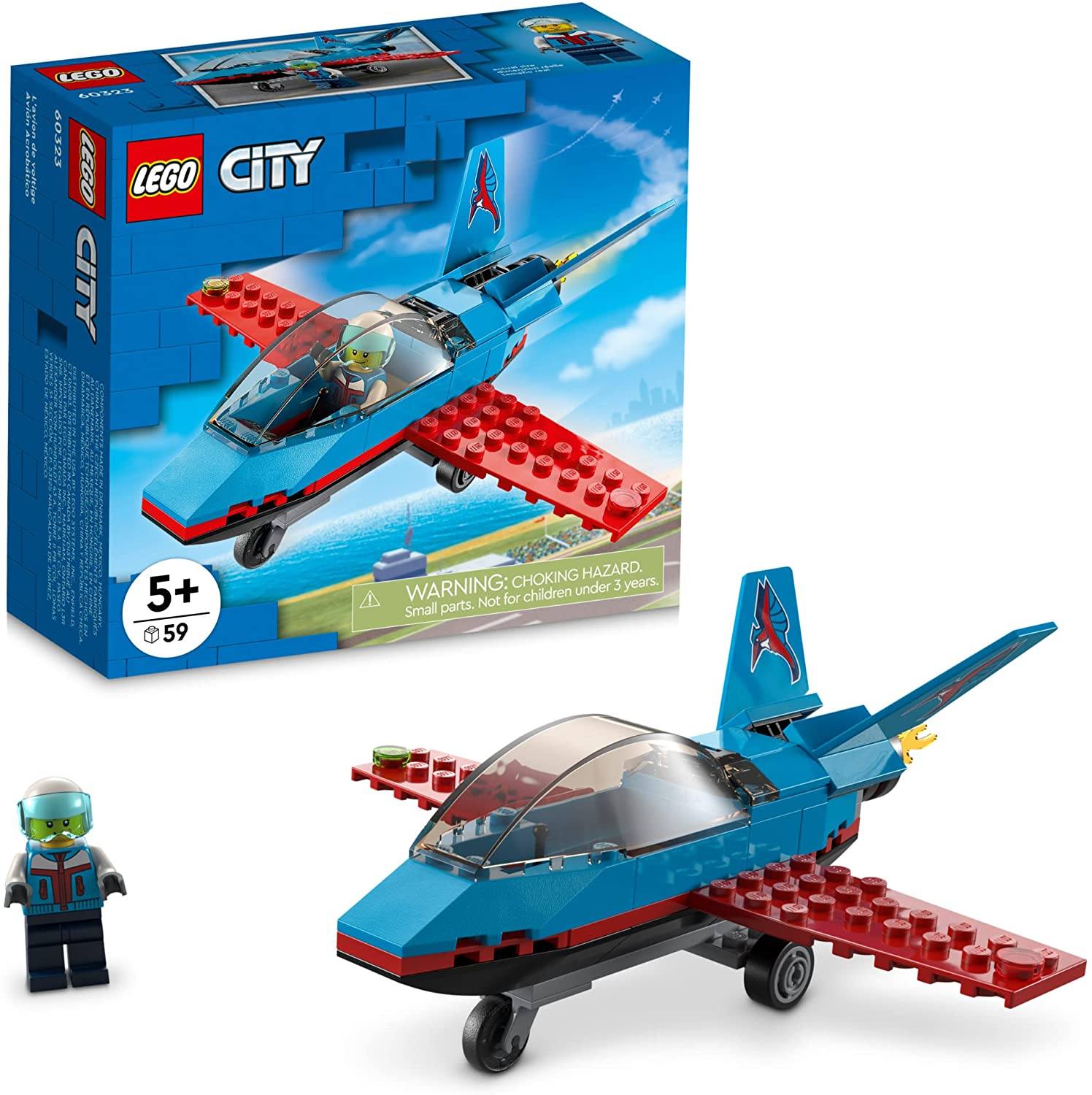 LEGO City Stunt Plane 60323 Building Kit