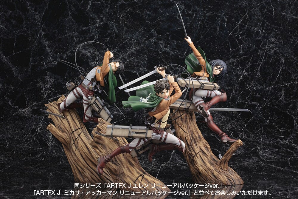 Attack on Titan ArtFX J Levi (Renewal Package Ver.) 1/8 Scale Figure (Reissue)