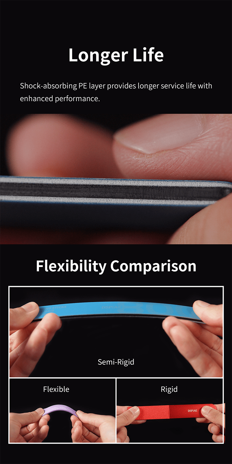 DSPIAE MSS Semi-Rigid Sanding Sticks