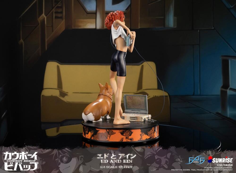 Cowboy Bebop Ed and Ein 1/4 Scale Statue