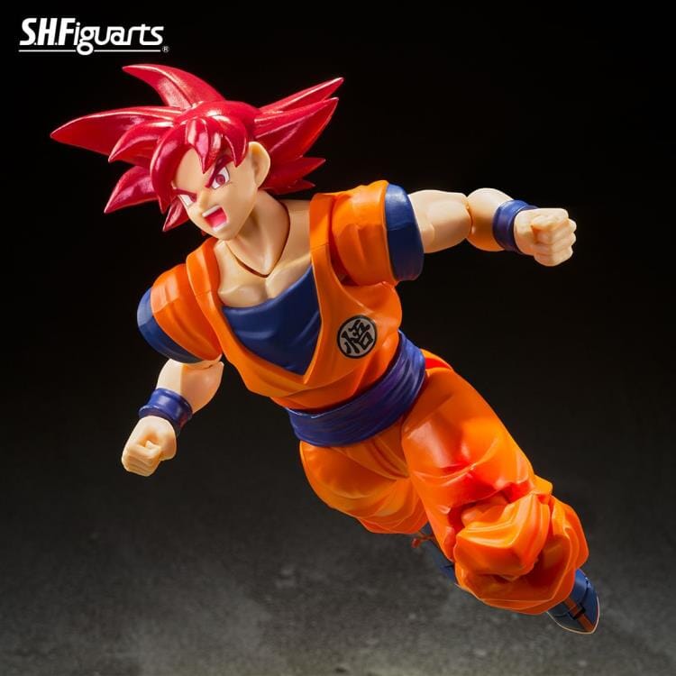 Dragon Ball Super S.H.Figuarts Super Saiyan God Goku (Saiyan God Instilled with the Light of Righteous Hearts) (Reissue)