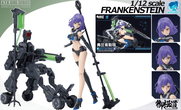 A.T.K. Girls Frankenstein 1/12 Scale Model Kit