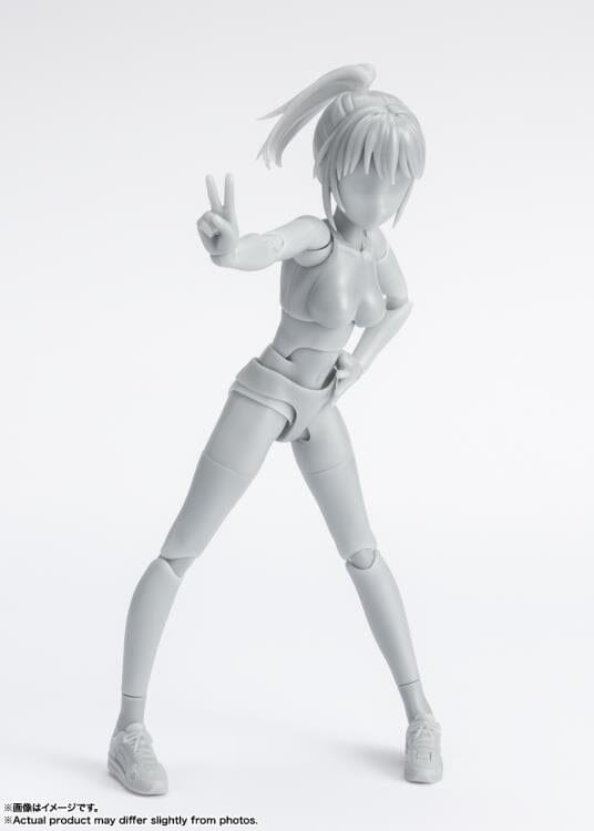 S.H.Figuarts DX Body-chan School Life Edition Set (Gray Color Ver.)