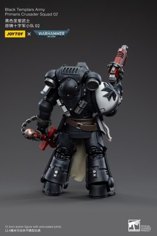 Warhammer 40K Black Templars Primaris Crusader Squad 1/18 Scale Figure Set